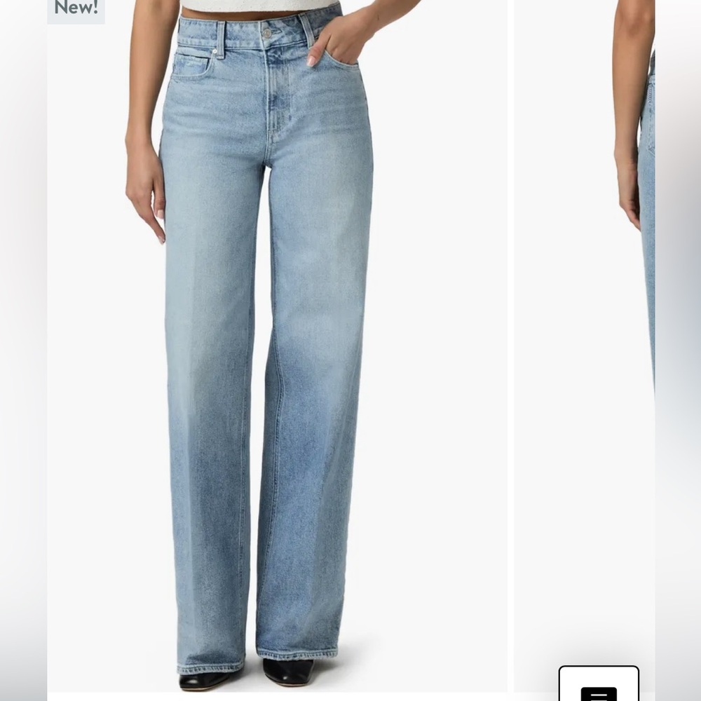 Paige Sasha High Waist Wide Leg Jean